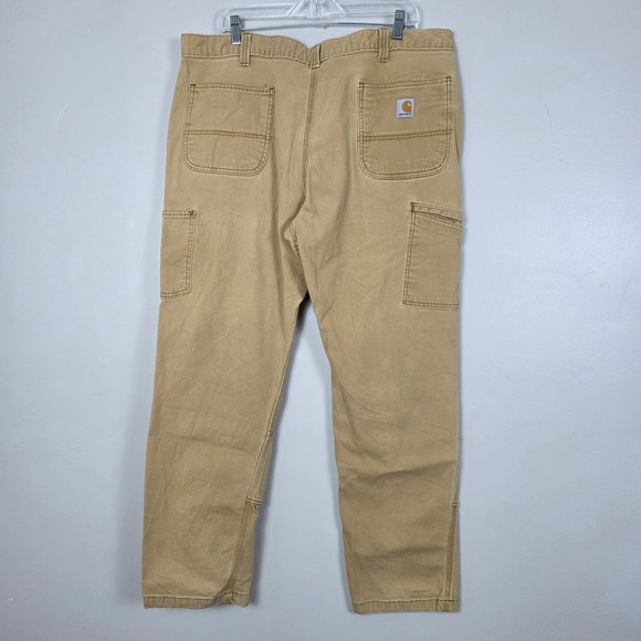 Carhartt Mens Relaxed Fit Double Knee Work Pants Size 40x30 Cotton 102802-918 - Picture 1 of 7